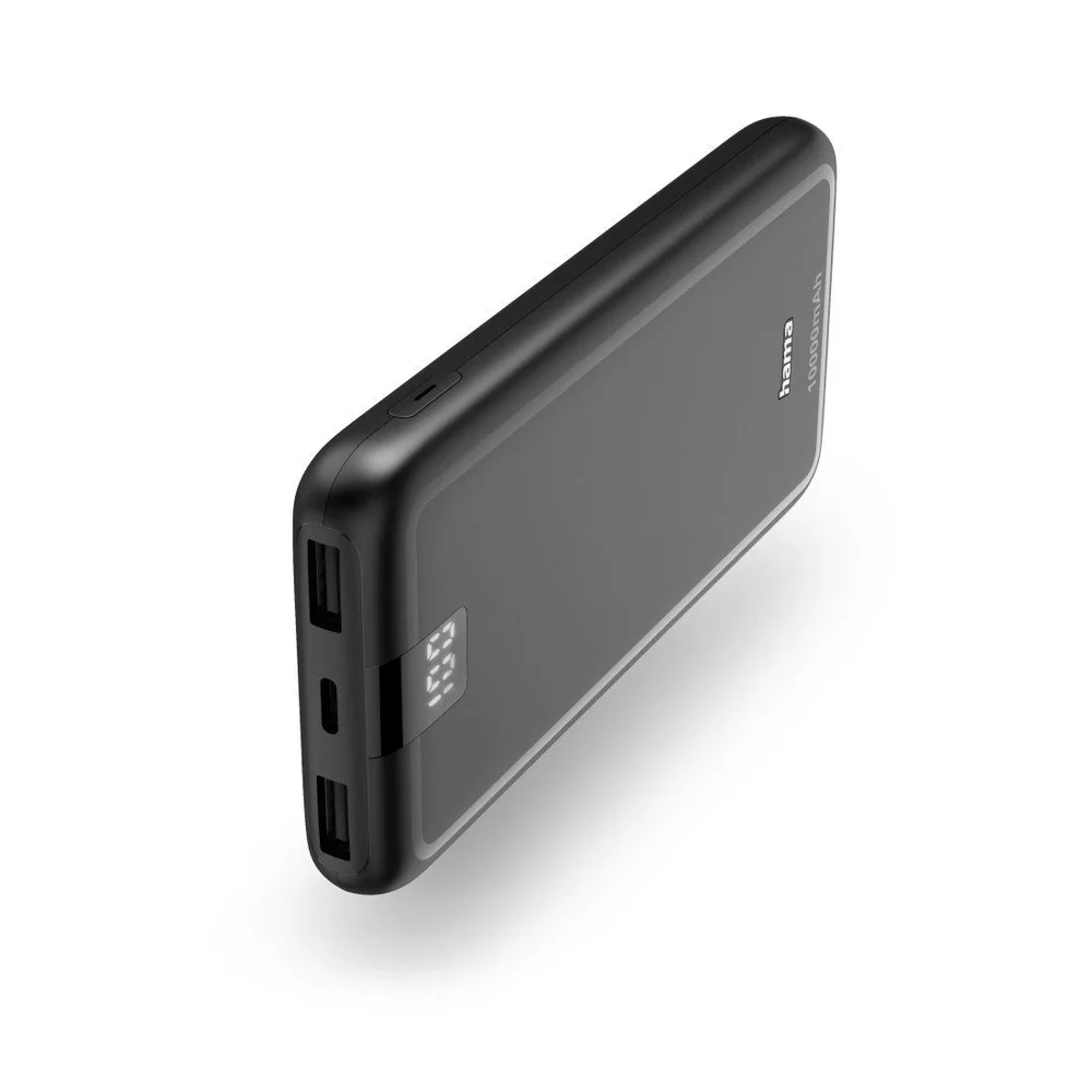 HAMA Powerbank 10000 mAh mit 3 Ausgängen