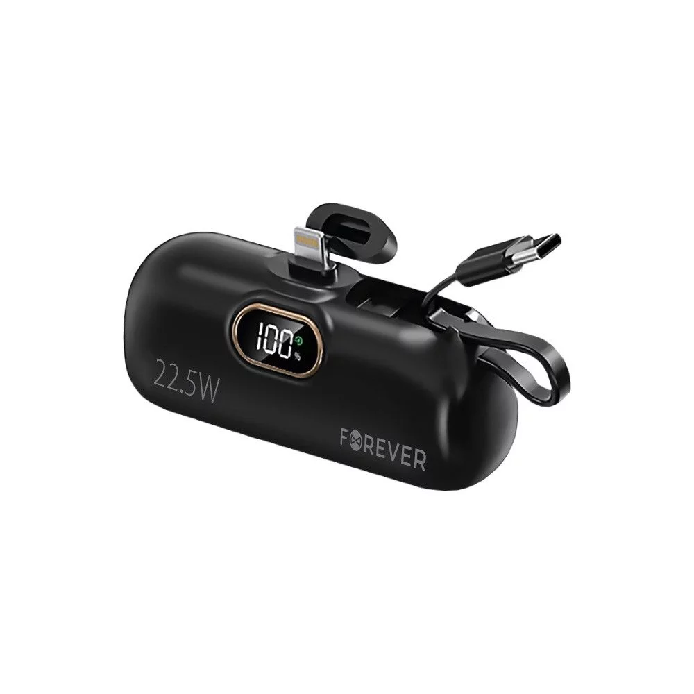 FOREVER Schnell Mini-Powerbank 22,5W 5000mAh Lightning