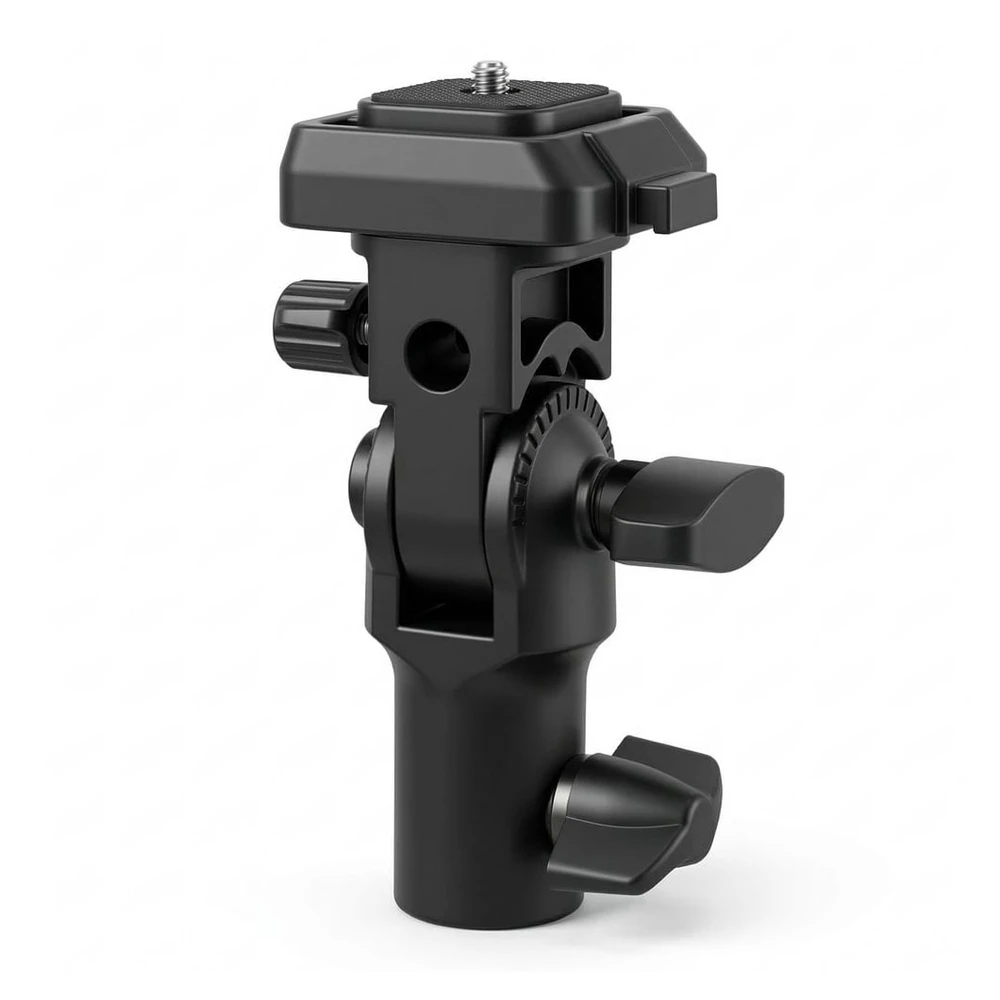 AYEX Lampenstativ Adapter Q-K1, Schnellwechselplatte, schwarz
