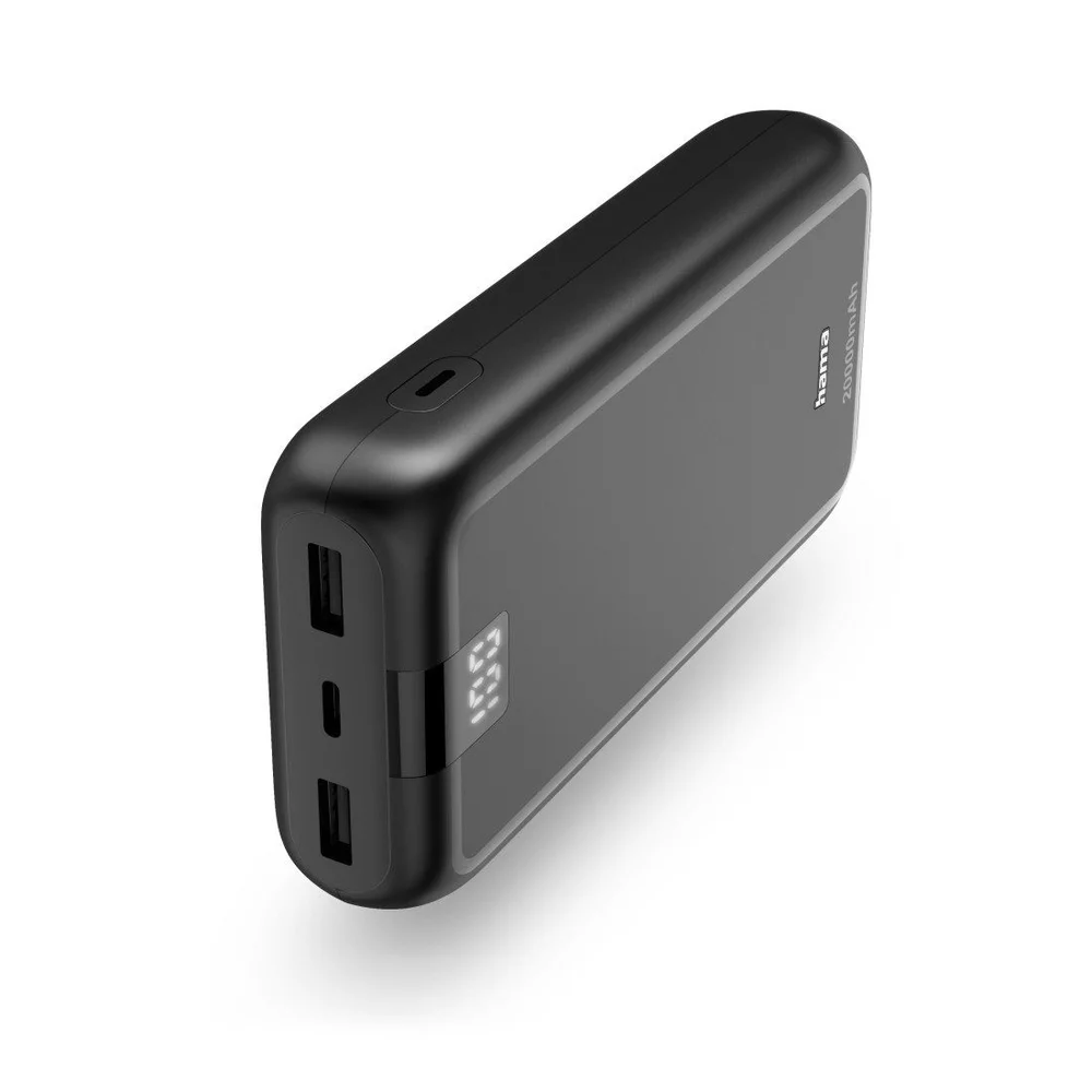 HAMA Powerbank 20000 mAh mit 3 Ausgängen