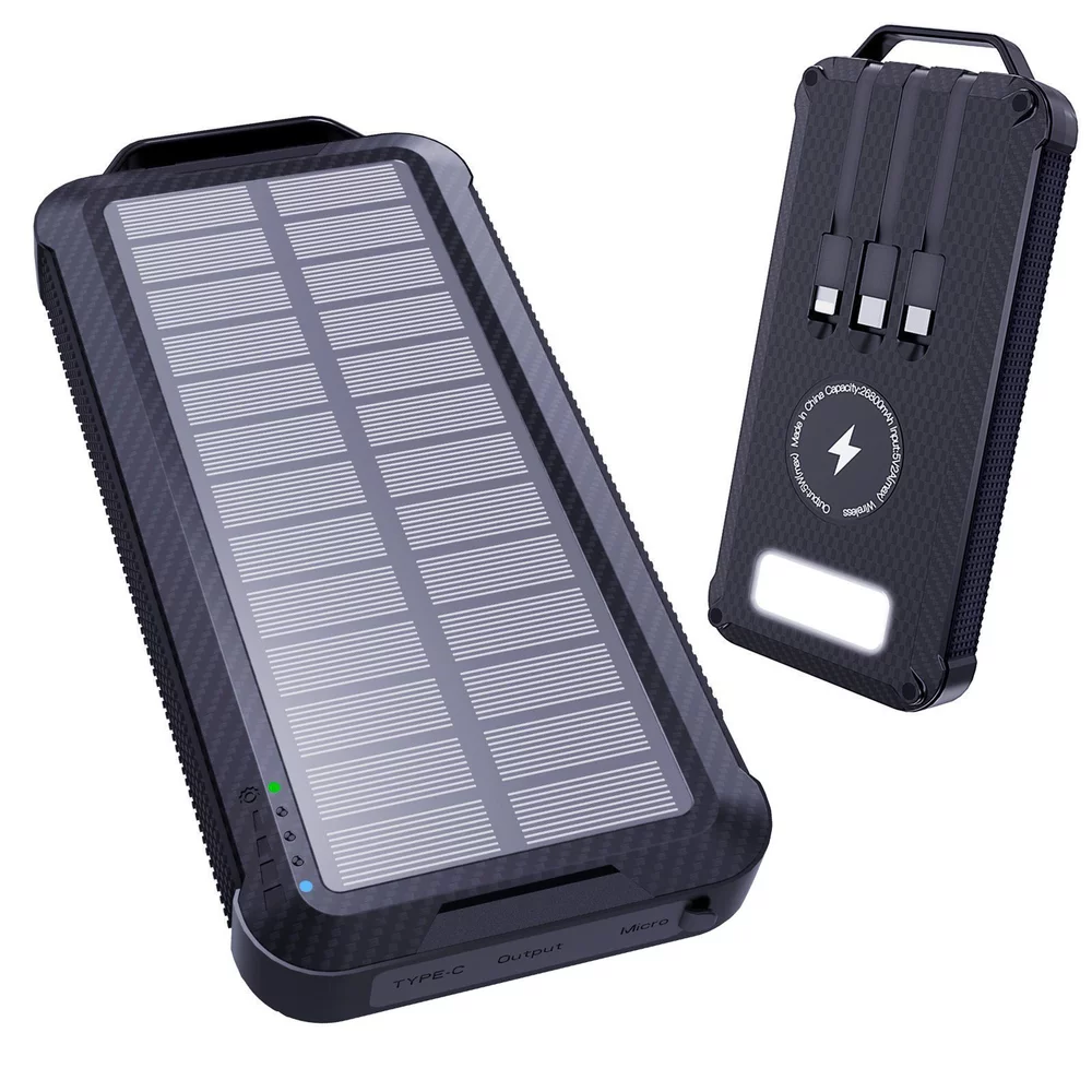 COMFY MATE Wireless Solar Powerbank 26800mAh