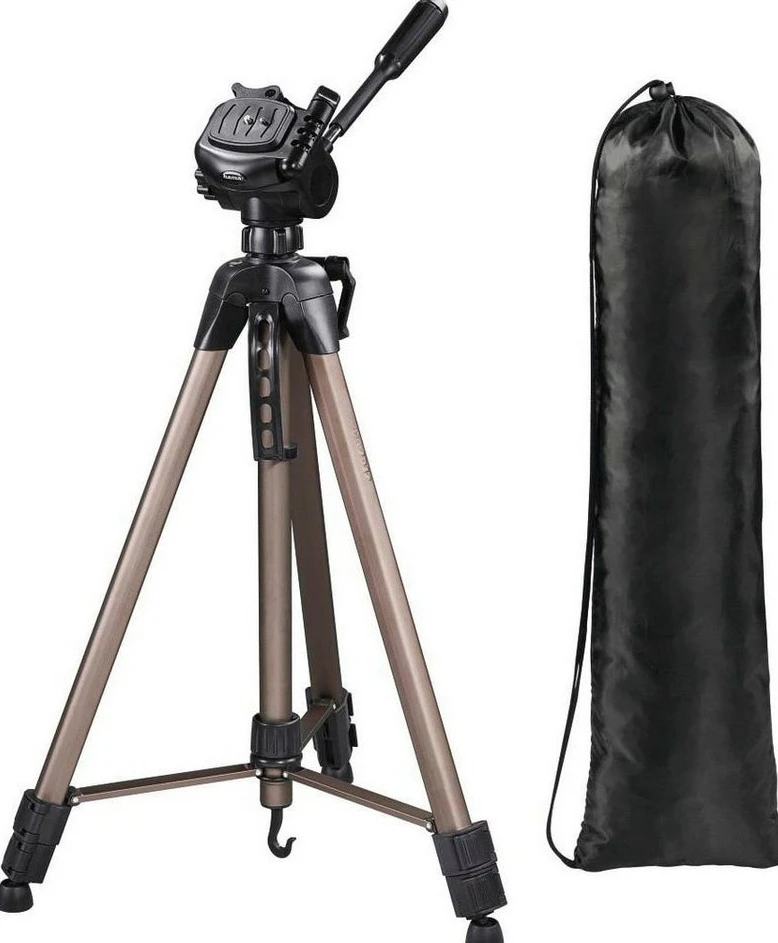 HAMA Dreibein Fotostativ Star 63, 66-166 cm, 3-Wege-Kopf, Aluminium