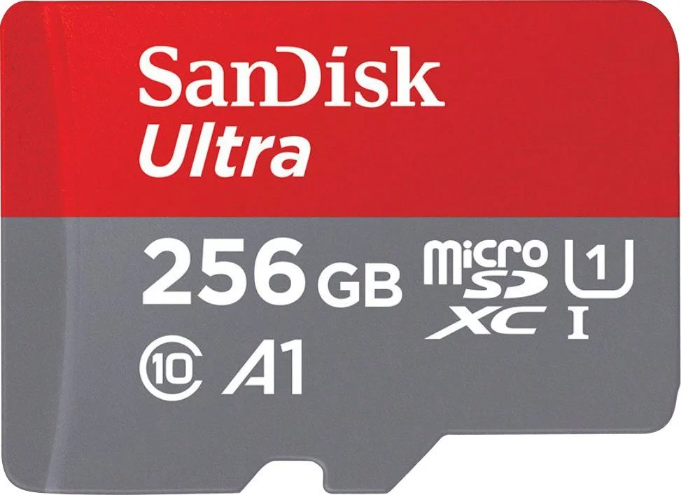 SanDisk Ultra microSDXC Speicherkarte 256 GB mit Adapter