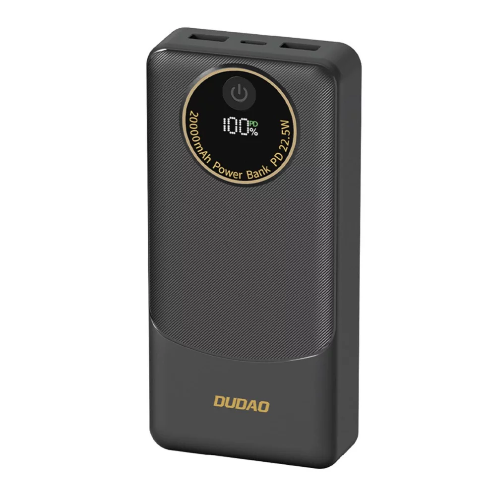 DUDAO K12Pro Powerbank 20000 mAh, 22,5 W PD, 3 Anschlüsse