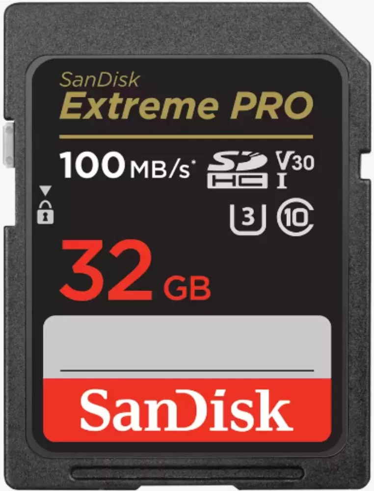 SanDisk Extreme Pro SD Karte 32 GB 4K Speicherkarte