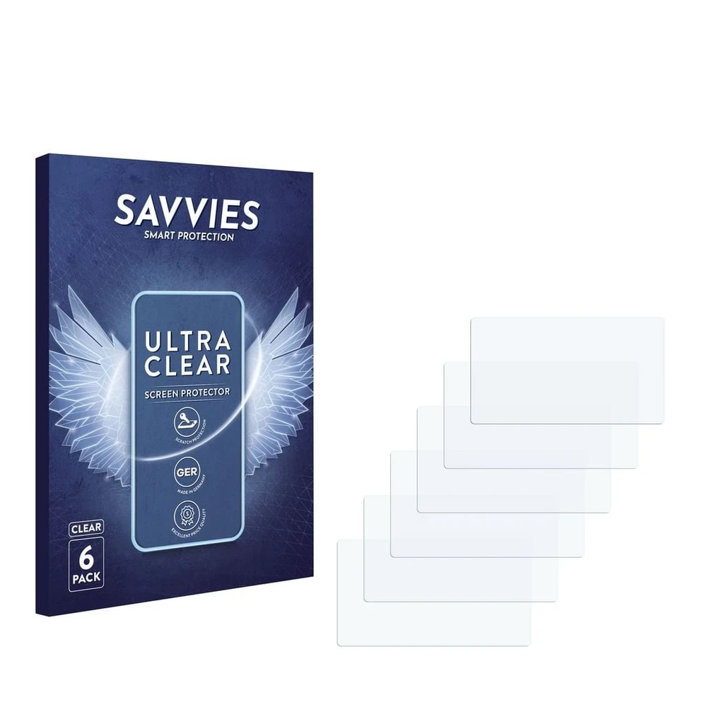 SAVVIES 6x klare Schutzfolie für Canon Speedlite EL-5, UltraClear, Made in Germany