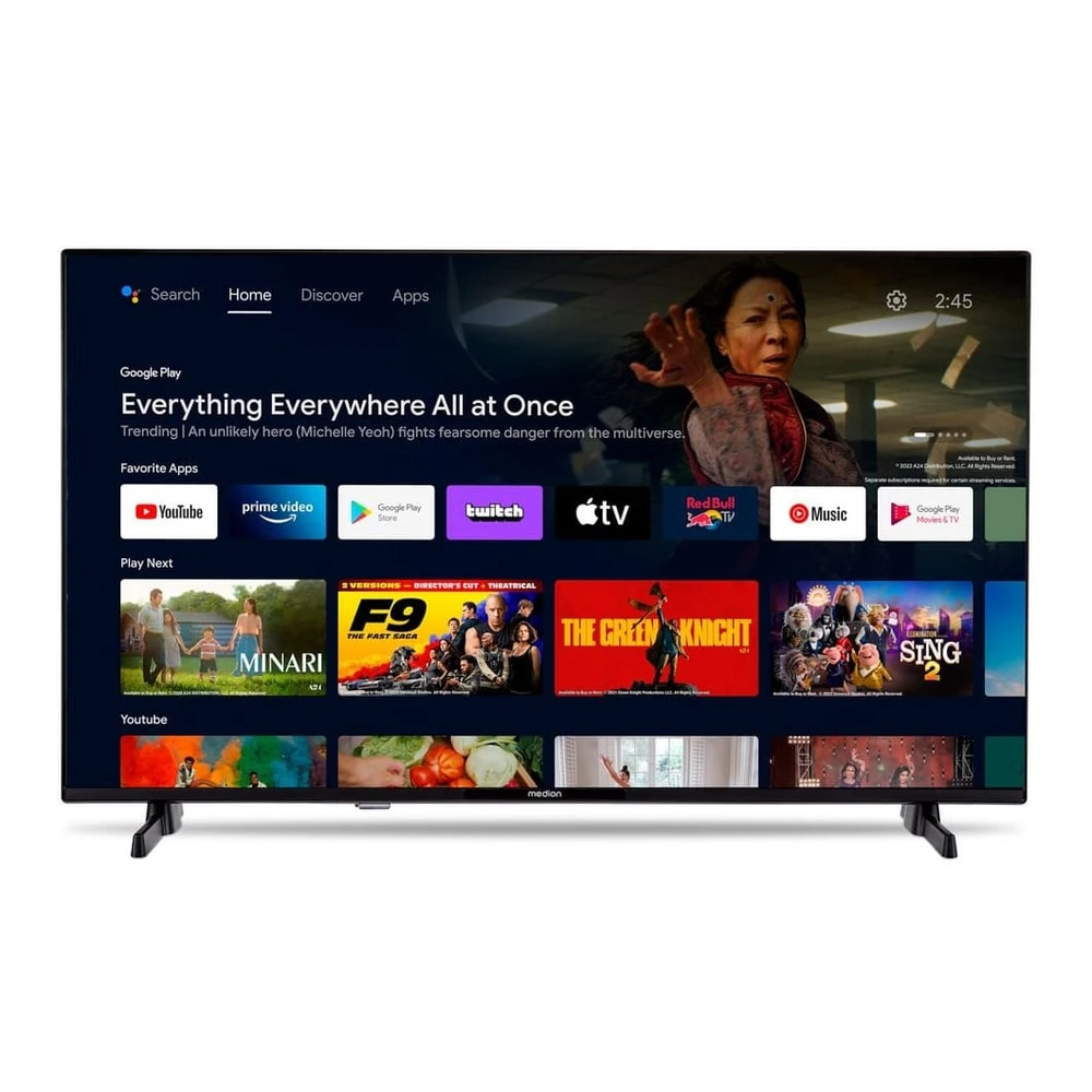 MEDION P8322500 LED TV, 32 Zoll, Full-HD, Android TV, HDR