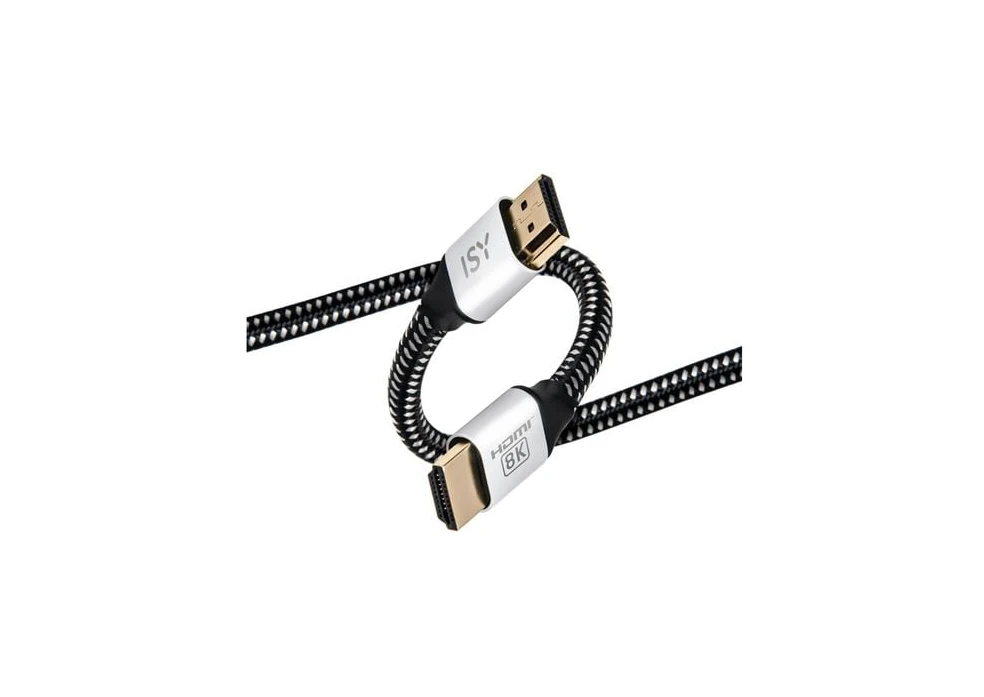 ISY IHD-5020 HDMI Kabel, Ultra High Speed, 2 m, 48 GBit/s