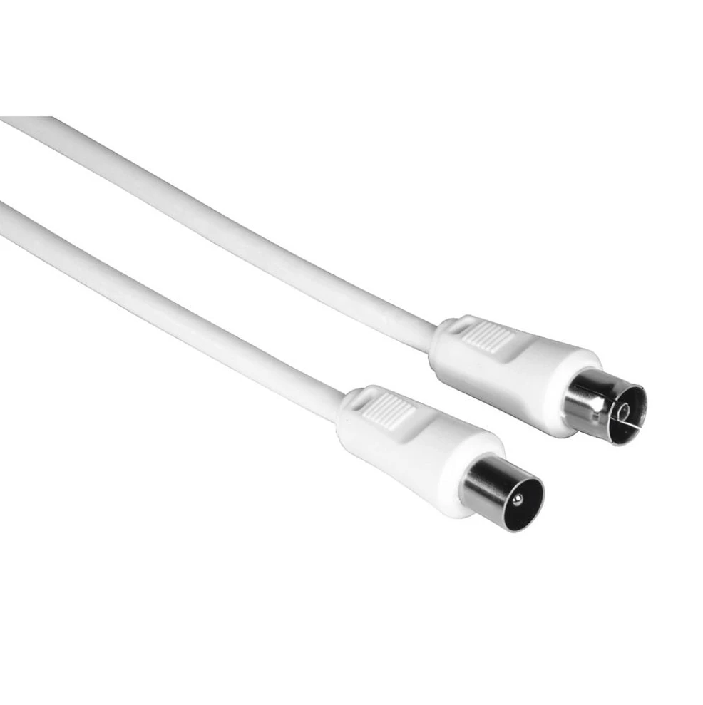 HAMA Antennen-Kabel 75 dB, 1.5 m, Koax-Stecker auf Koax-Buchse