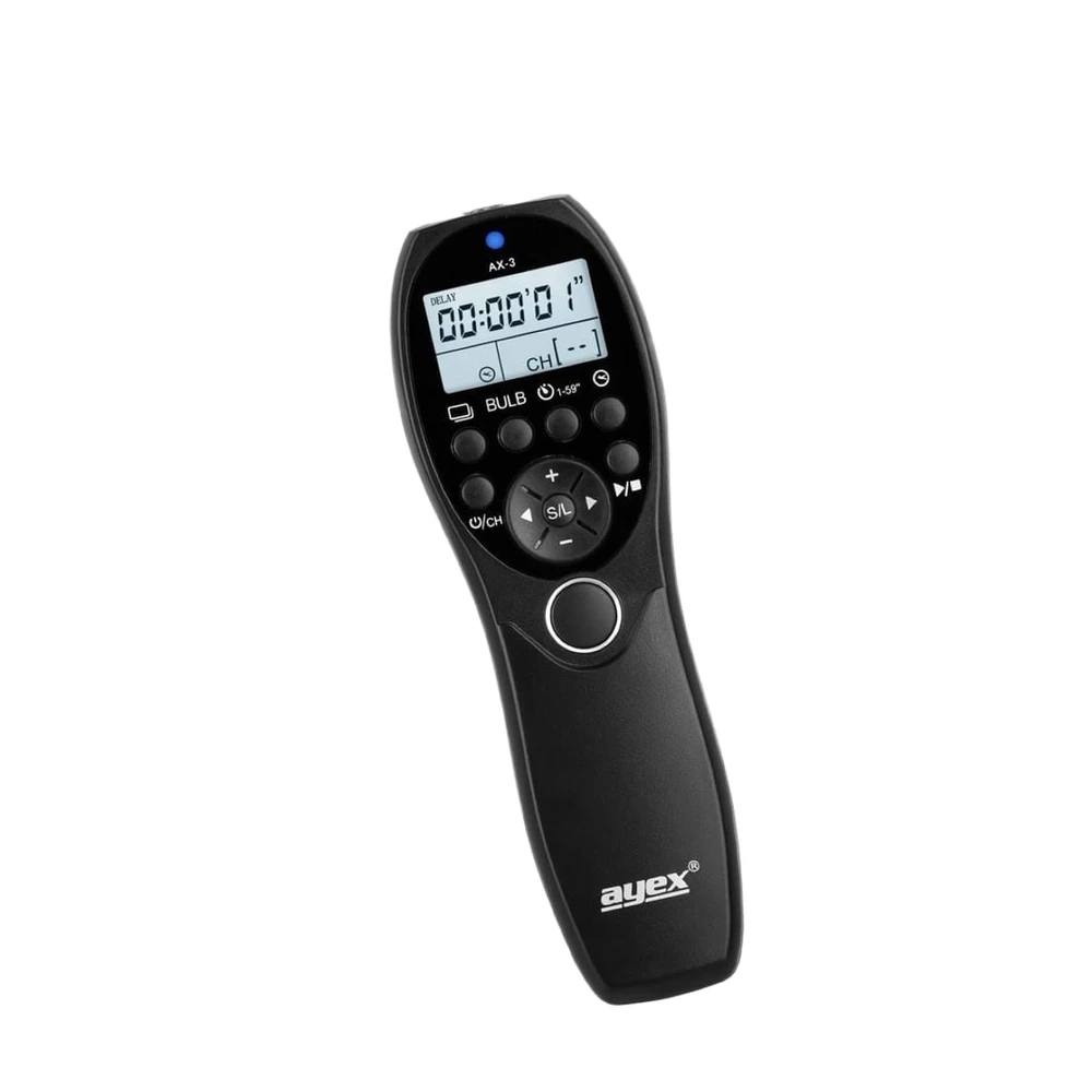 AYEX AX-3 Timer-Fernauslöser RS-2 für Panasonic, schwarz