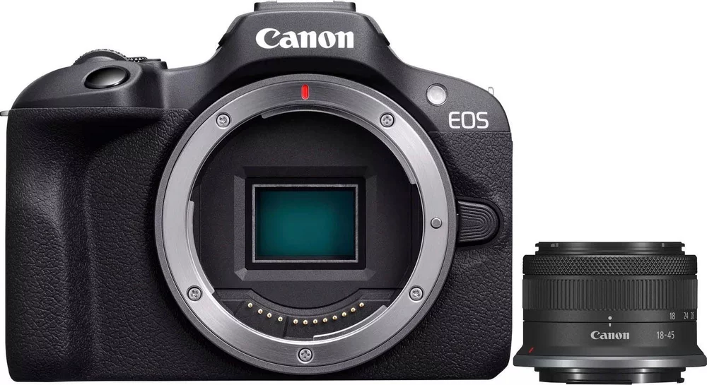 Canon EOS R100 + RF-S 18-45mm Kit Systemkamera