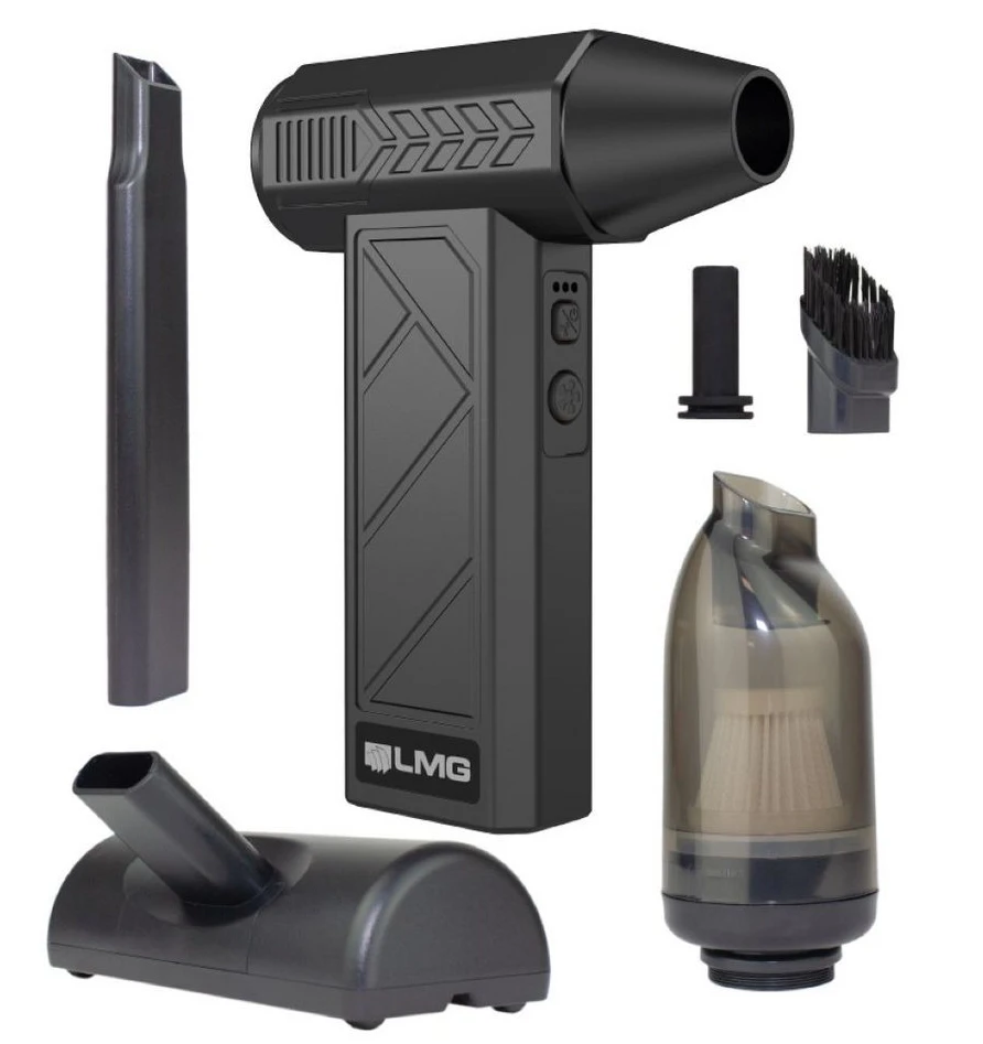 LMG Germany Akku-Handstaubsauger 2-in-1, 5000 mAh, 60 Min, USB-C, beutellos