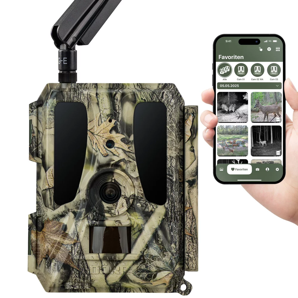 DÖRR Wildkamera Cloud Pro 4G Überwachungskamera, 60° & 100°