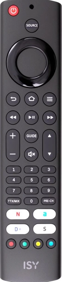 ISY IRC-1000 Samsung Fernbedienung, Universal, 10m Reichweite, Schwarz