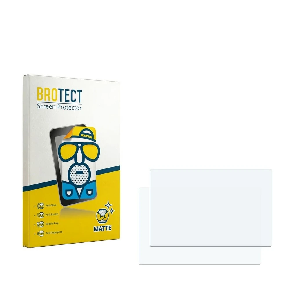 BROTECT 2x matte Schutzfolie für Panasonic Lumix DC-TZ300, Antireflex, Kratzfest