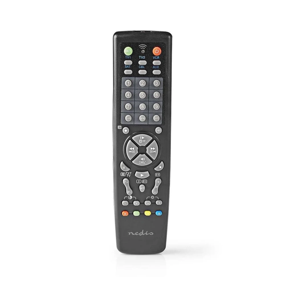 NEDIS TVRC2100BK Fernbedienung, Universal, 10-in-1, Schwarz