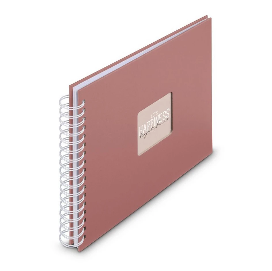 HAMA Fotoalbum 'Fine Art', 28x24 cm, 50 weiße Seiten, Terra