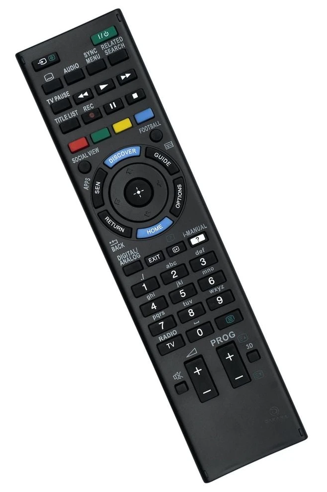 DAKANA Ersatz Fernbedienung für Sony RM-ED060, Schwarz