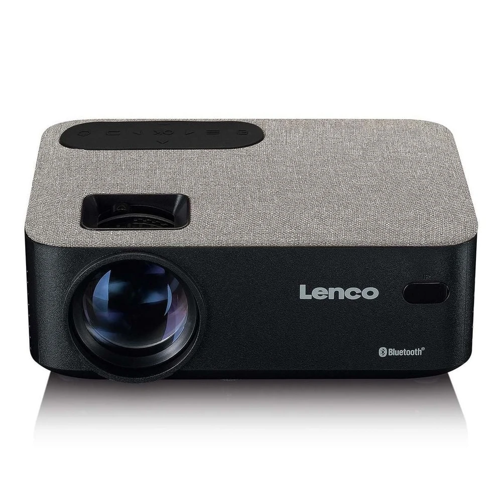 LENCO LPJ-700BKGY LCD-Projektor, HD, 4000 Lumen, Bluetooth 5.0